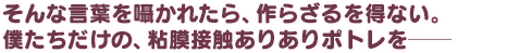 そんな言葉を囁かれたら、作らざるを得ない。僕たちだけの、粘膜接触ありありポトレを──